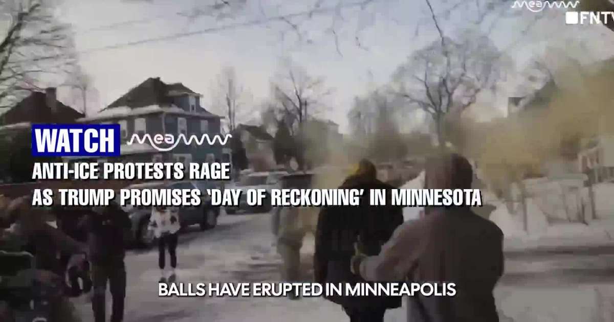 “‘Day of Reckoning’: Trump Warns Minnesota as ICE Agent Avoids Charges”