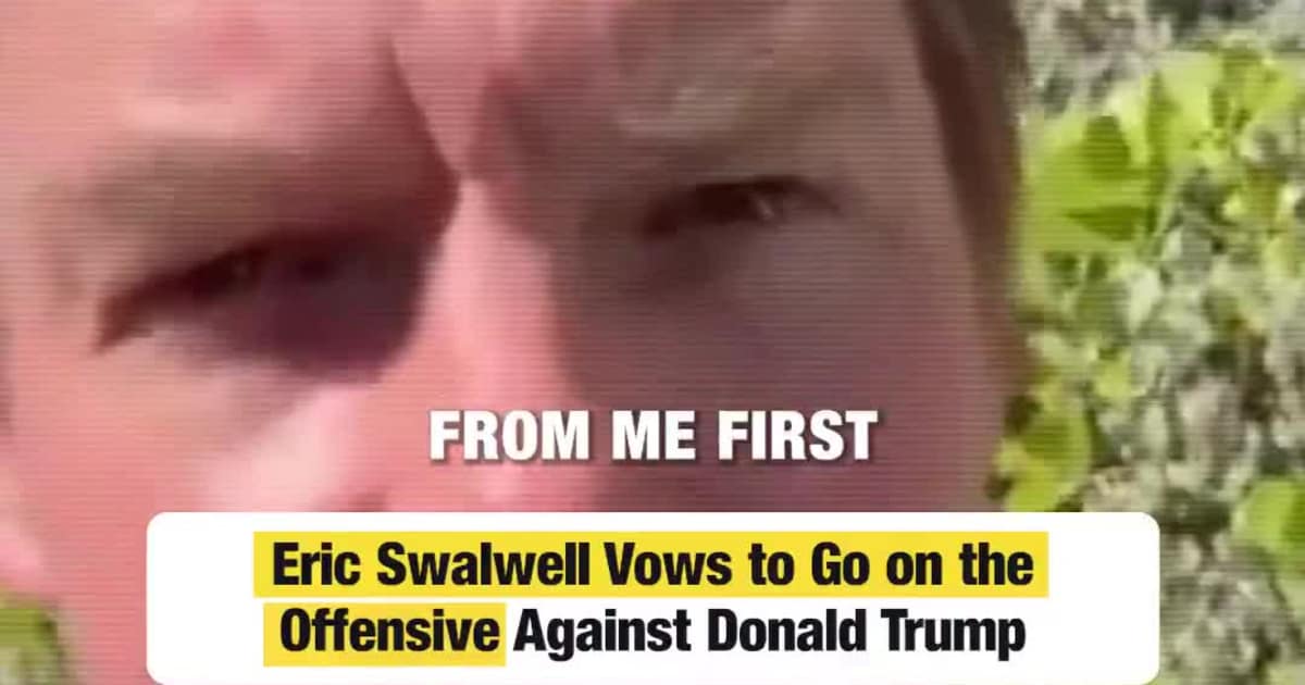 Eric Swalwell Vows to Go on the Offensive Against Donald Trump
