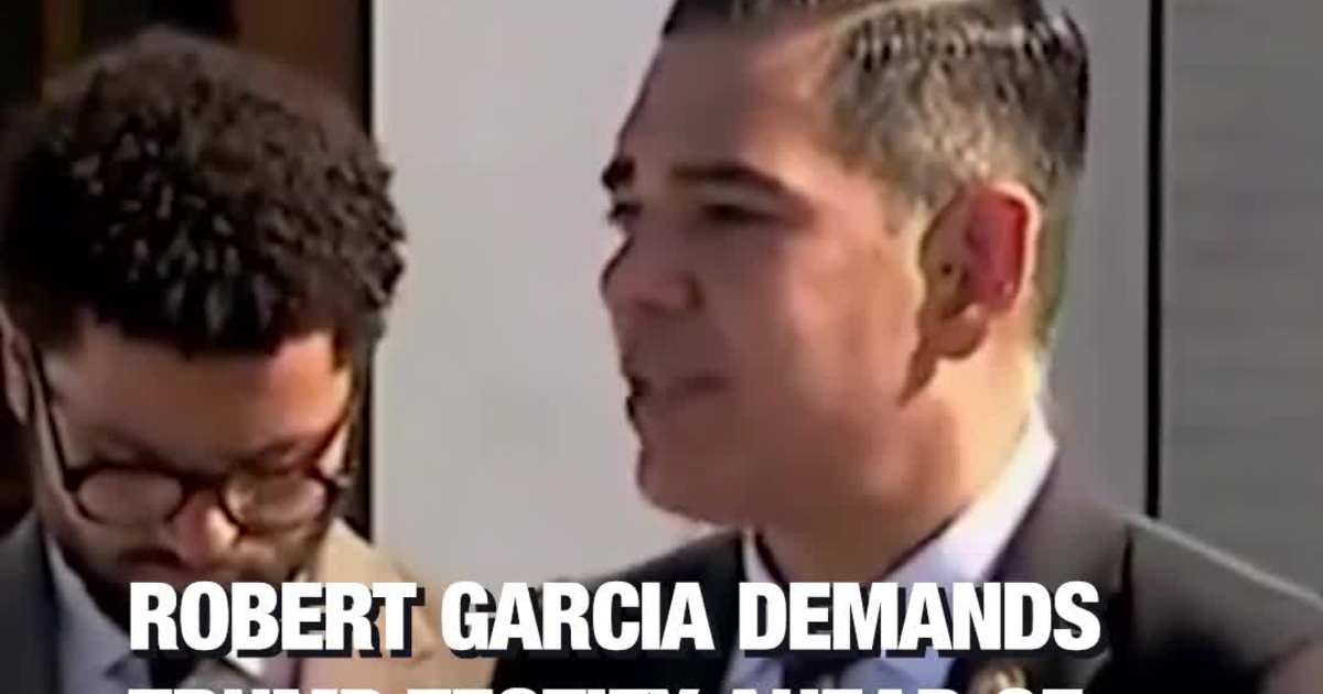 Robert Garcia Demands Trump Testify Ahead of Bill Clinton Deposition on Epstein Ties