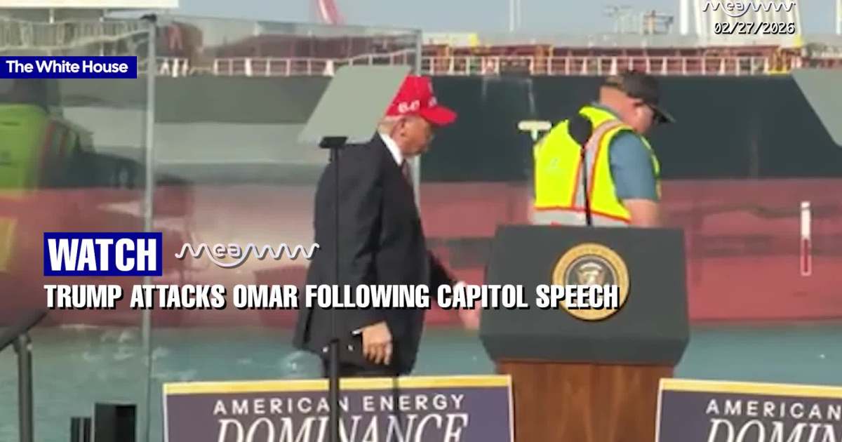 “Get Her Out of Here”: Trump Fires Back at Ilhan Omar During State of the Union