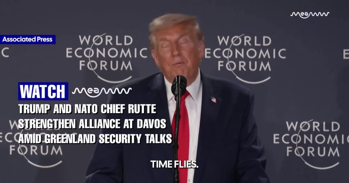 Trump Hails Historic First Year at Davos, Boasts CEOs Doubled Net Worth Under His Strong Leadership