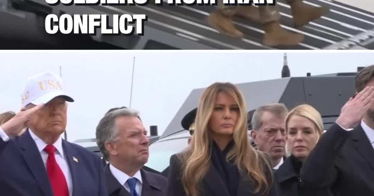 Trump, Melania and Officials **Joins** Families of Fallen U.S. Soldiers From Iran as They Return Home