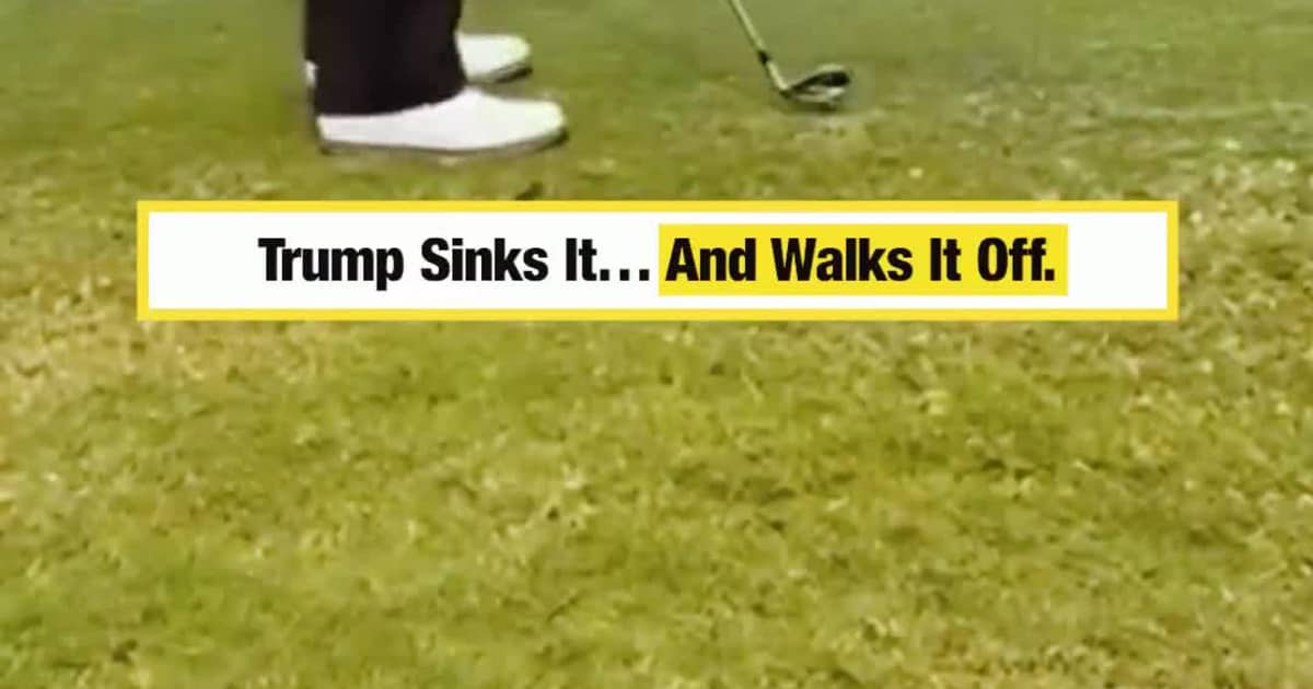 Trump Sinks It… And Walks It Off.