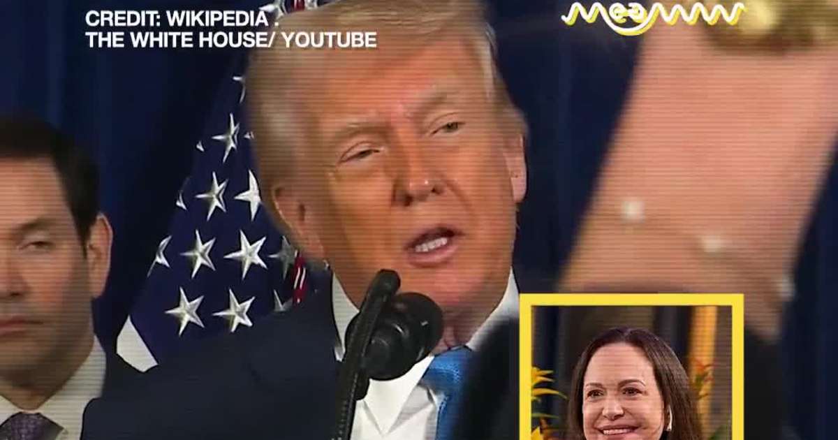 Trump Rejects Machado Handling Venezuela - Draws Clear Red Line