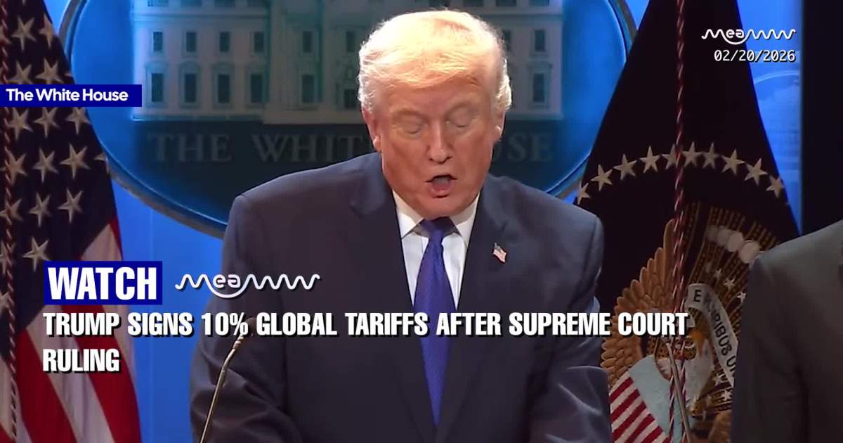 Trump Imposes 10% Worldwide Tariffs Following Supreme Court Decision