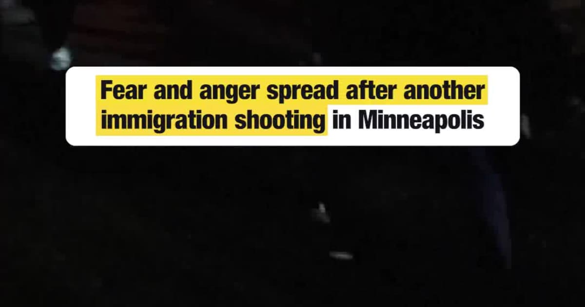 Fear and Anger Spread After Another Immigration‑Related Shooting in Minneapolis
