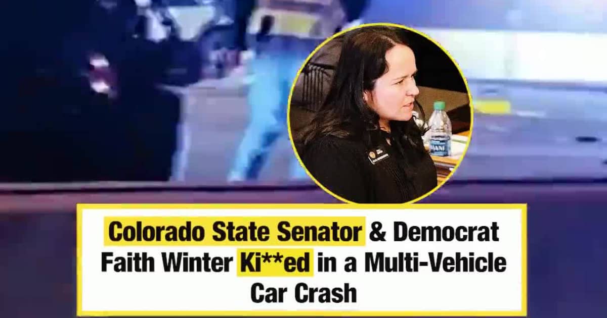 Colorado State Senator & Democrat Faith Winter Ki**ed in a Multi-Vehicle Car Crash