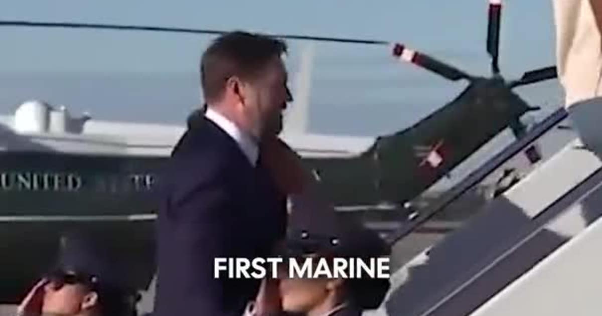 JD Vance Honors His Roots — America’s First Marine Vice President