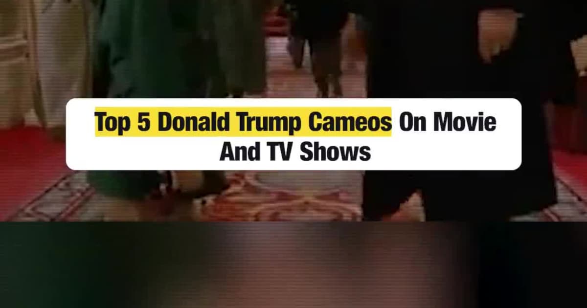 Top 5 Donald Trump Cameos On Movie And TV Shows