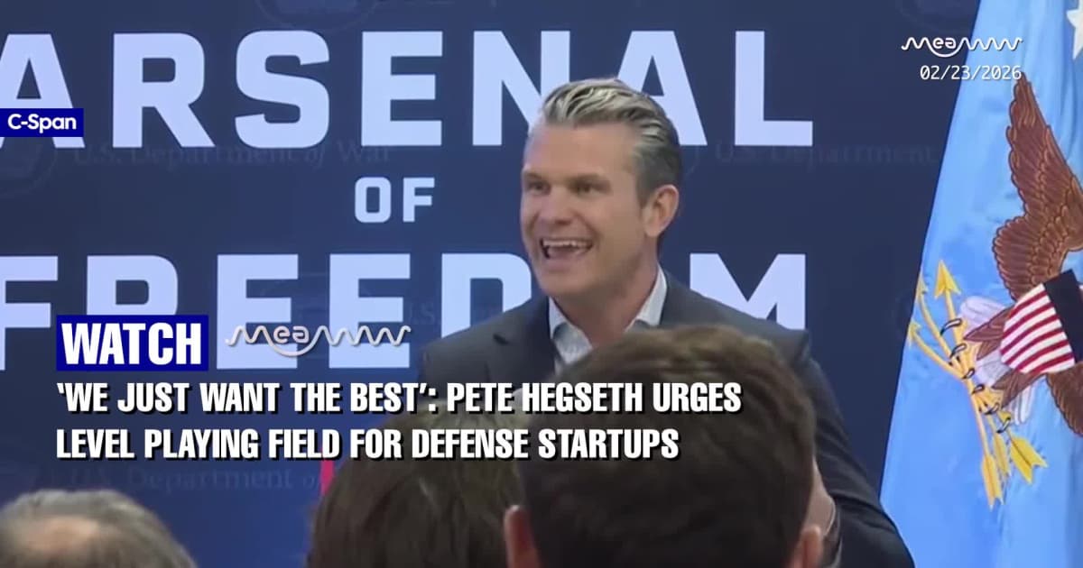 Pentagon Official Warns: ‘If We Rely on Just 5 Defense Companies, We’re Screwed’