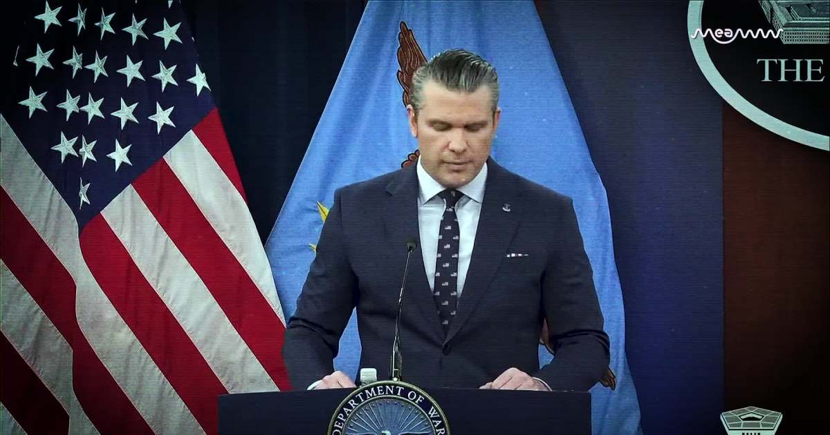 Hegseth Ridicules Iran Leaders as ‘Rats,’ Says New Supreme Leader Injured