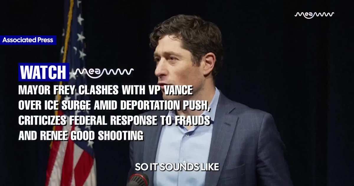 Mayor Frey vs VP JD Vance: ICE ‘occupation’ clash in Minneapolis after Renee Good shooting
