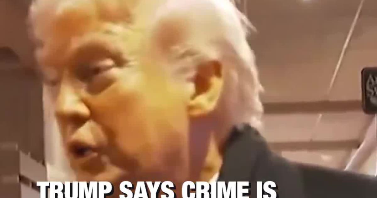 Trump says crime is down in Minnesota after thousands of criminals were removed