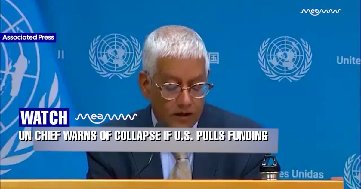 UN Chief Warns Organization Faces Collapse Without U.S. Funding