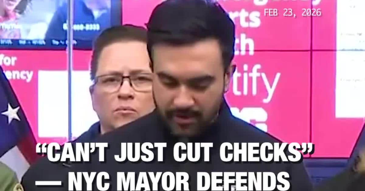 “Can’t Just Cut Checks” NYC Mayor Defends Snow Shoveling ID Rule Despite Party’s Opposition to Voter ID