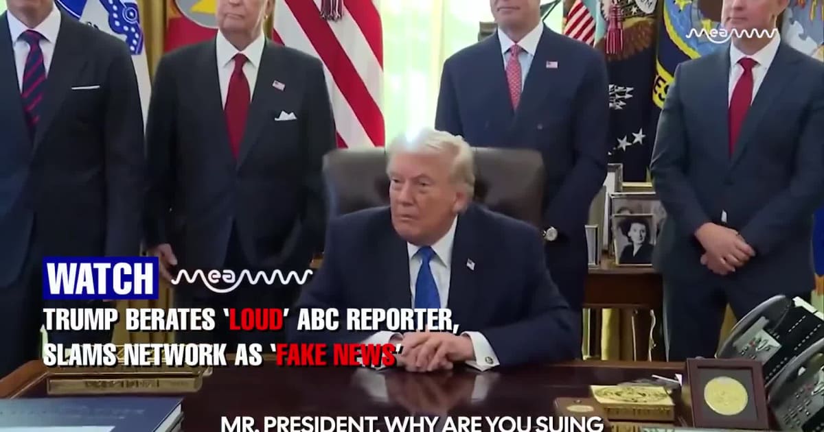 Trump Snaps at ABC Reporter During Presser: “I Didn’t Call On You”