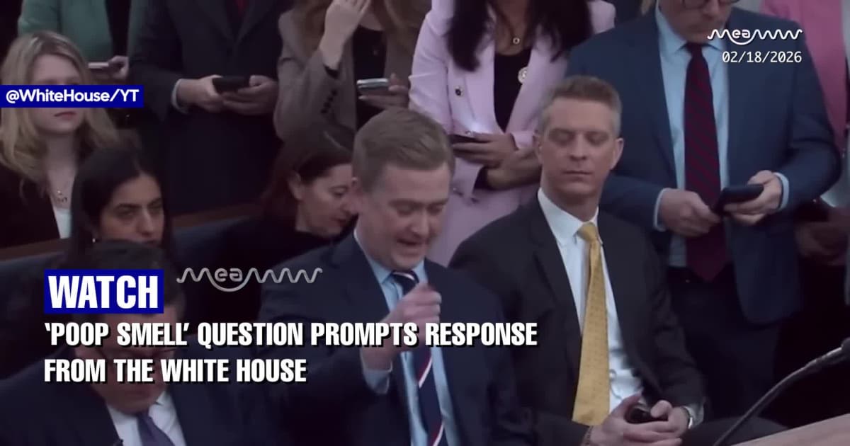 Trump Concerned About ‘Poop Smell’ From Potomac River Sewage Spill