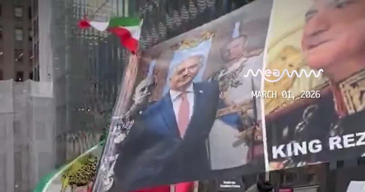 Hundreds of Iranian-Americans March in NYC, Chant “USA!” to Celebrate U.S.–Israel Strikes and Khamenei’s D*ath