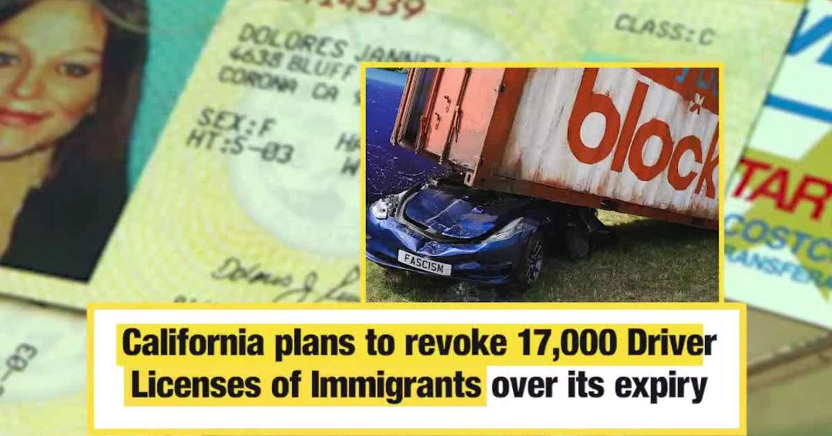 California to Revoke 17,000 Driver Licenses of Immigrants