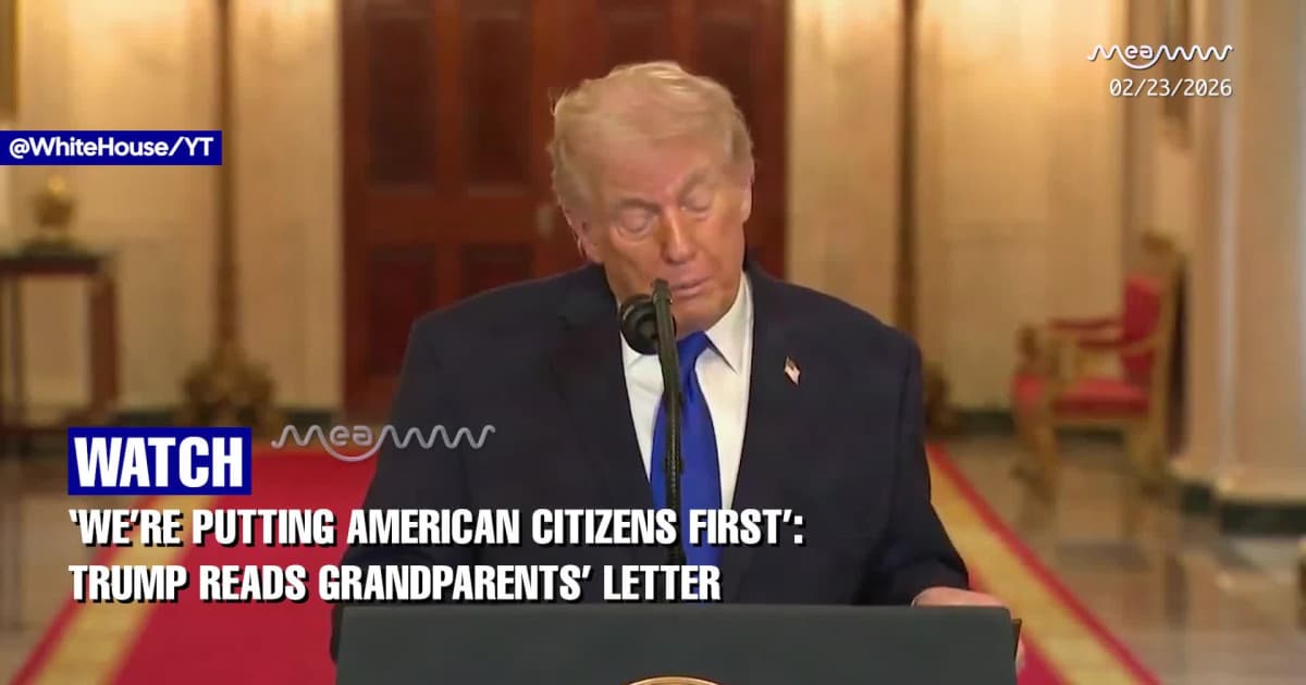 Trump Reads Emotional Letter From Grandparents of 8-Year-Old Killed by Illegal Immigrant