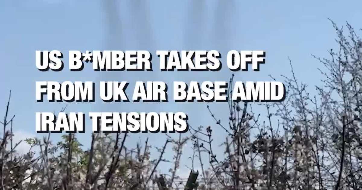 US B*mber Takes Off From UK Air Base Amid Iran Tensions