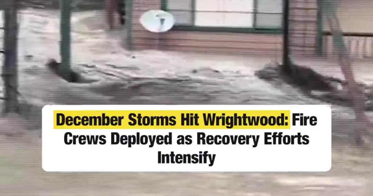 December Storms Hit Wrightwood: Fire Crews Deployed as Recovery Efforts Intensify