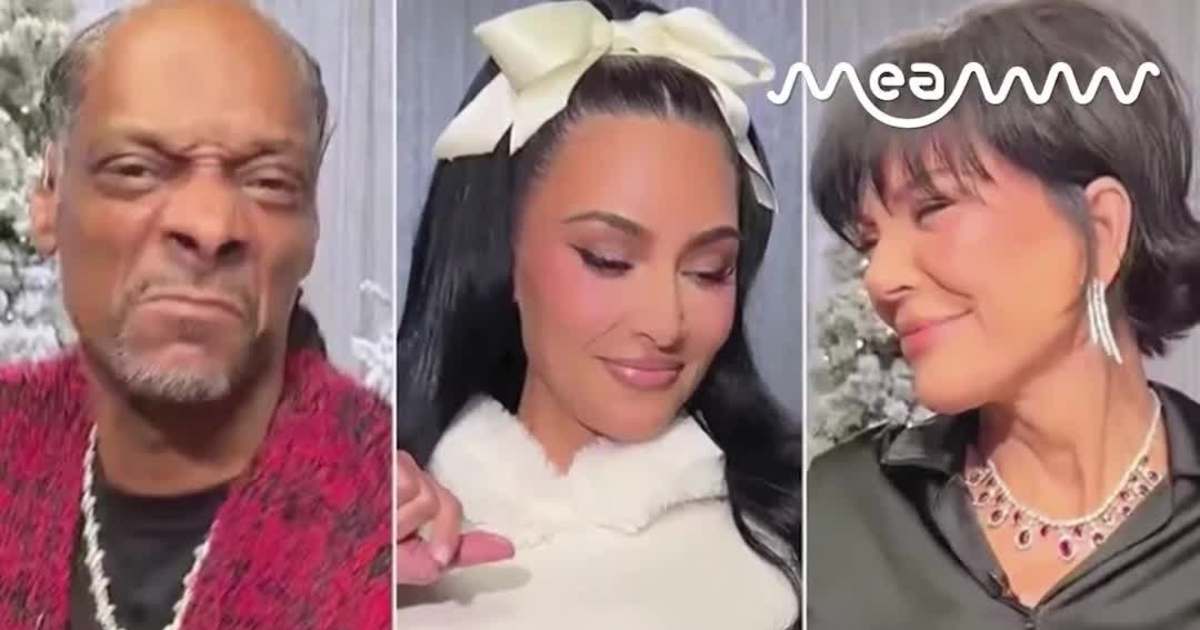 Kim Kardashian, Kris Jenner & Snoop Dogg Drop Festive SKIMS TikTok for “Kimsmas”