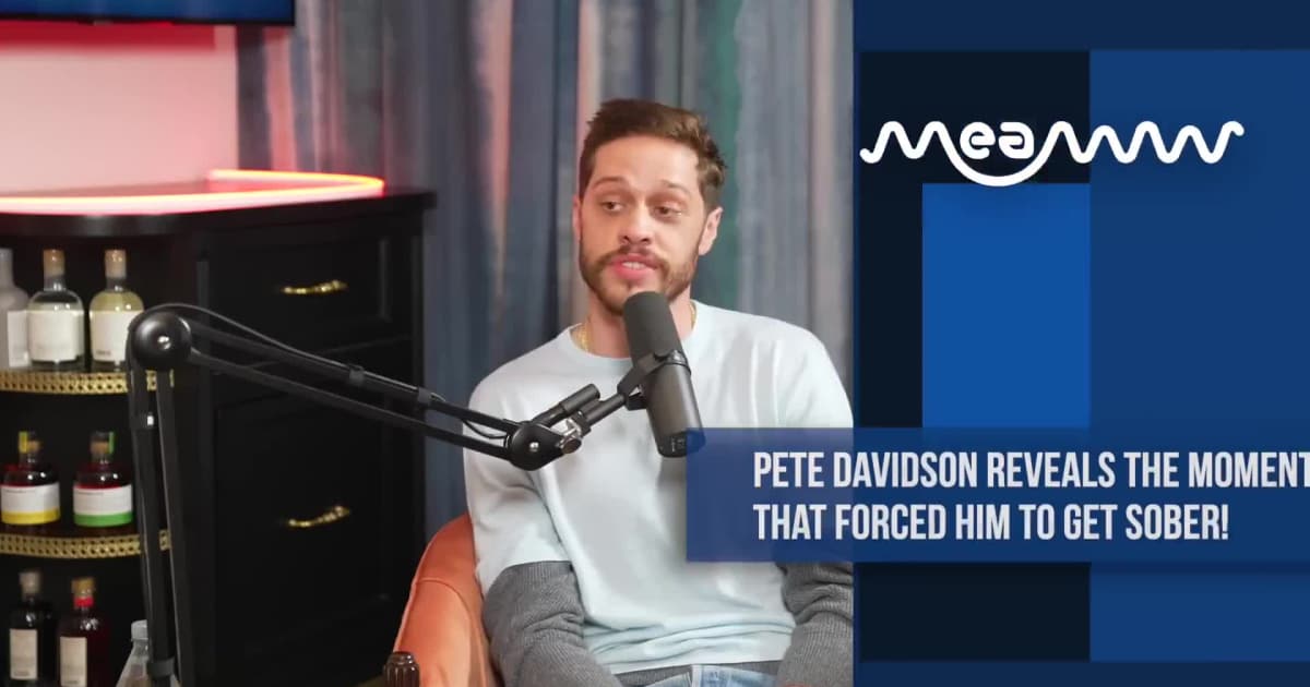 Pete Davidson Reveals the Moment That Forced Him to Get Sober!
