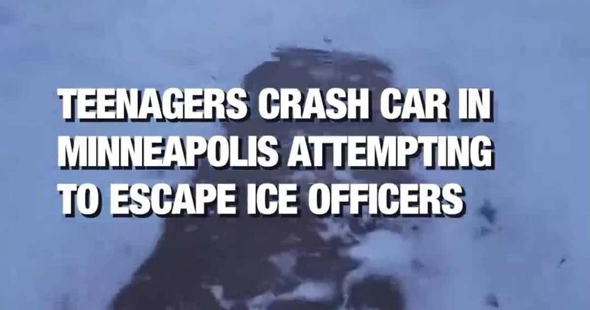 Teens Flee in Stolen Kia, Crash on I-35E and Are Taken Into Custody