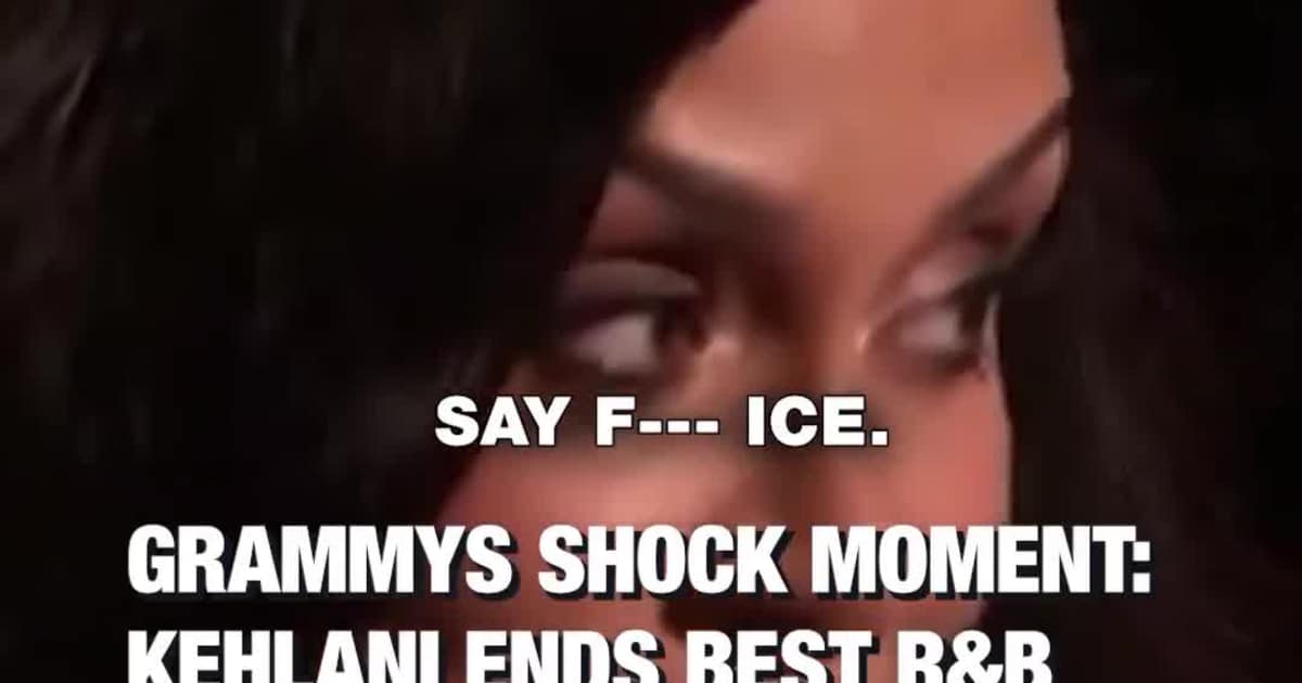 Grammys Shock Moment: Kehlani Ends Best R&B Performance Speech With ‘F*CK ICE’
