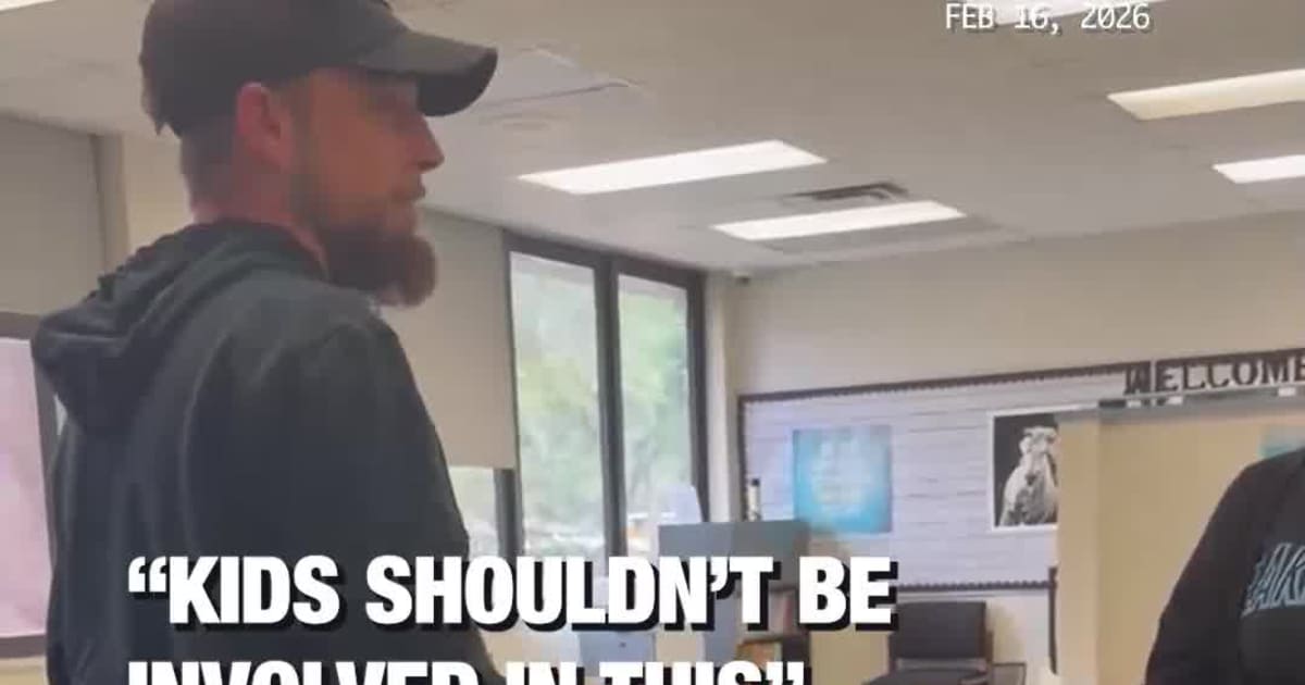 “Kids Shouldn’t Be Involved in This” Florida Father Pulls Child From School After Anti-ICE Protest