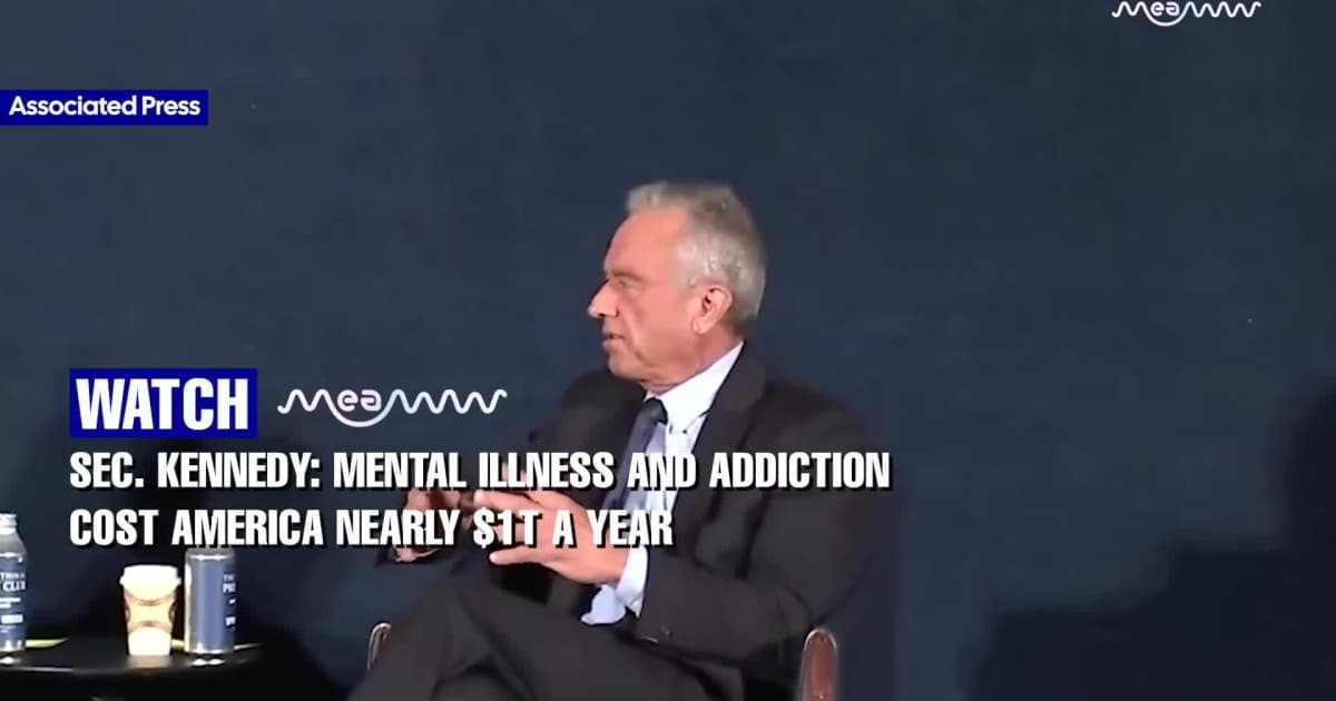Sec. Kennedy Warns Mental Illness and Addiction Cost U.S. Nearly $1 Trillion a Year