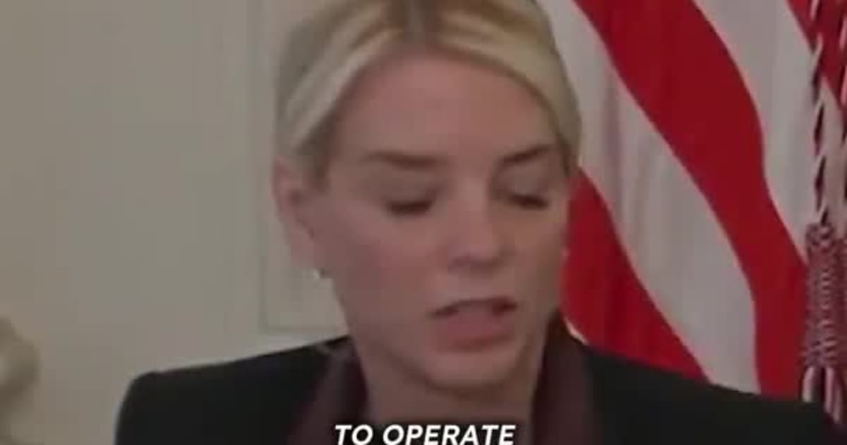 AG Pam Bondi Condemns Antifa: “This Is Not Activism, It’s Anarchy”