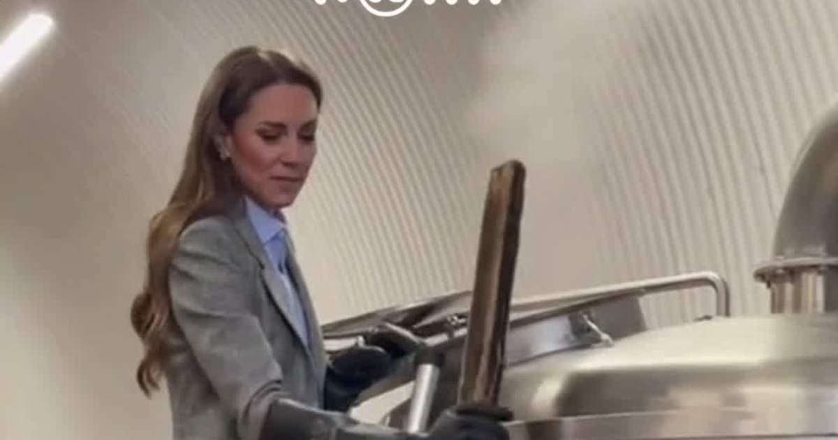 Princess of Wales Tries Her Hand at Beer Brewing and Can't Stop Giggling