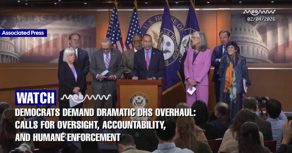Democrats Demand Dramatic DHS Overhaul: Calls for Oversight, Accountability, and Humane Enforcement