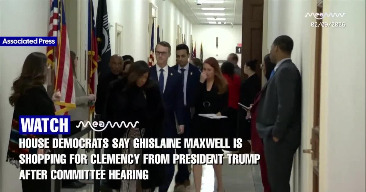 House Democrats Say Ghislaine Maxwell Is Shopping for Clemency From President Trump After Committee Hearing