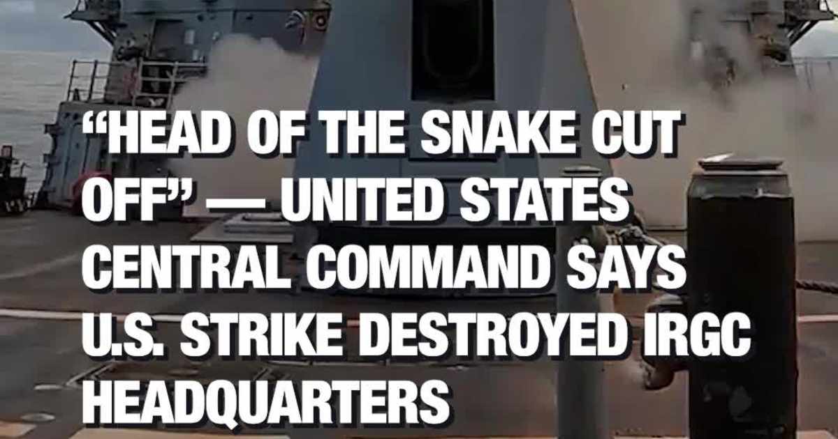 “Head of the Snake Cut Off” United States Central Command Says U.S. Strike Destroyed IRGC Headquarters