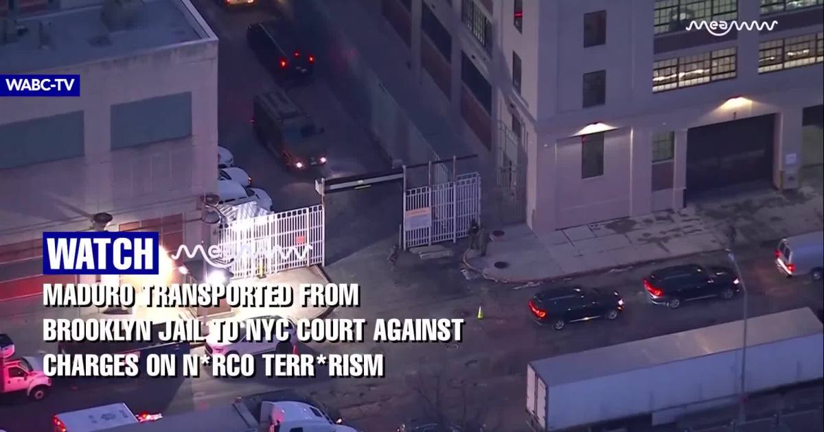 Maduro Transported From Brooklyn Jail To NYC Court Against Charges On N*rco Terr*rism