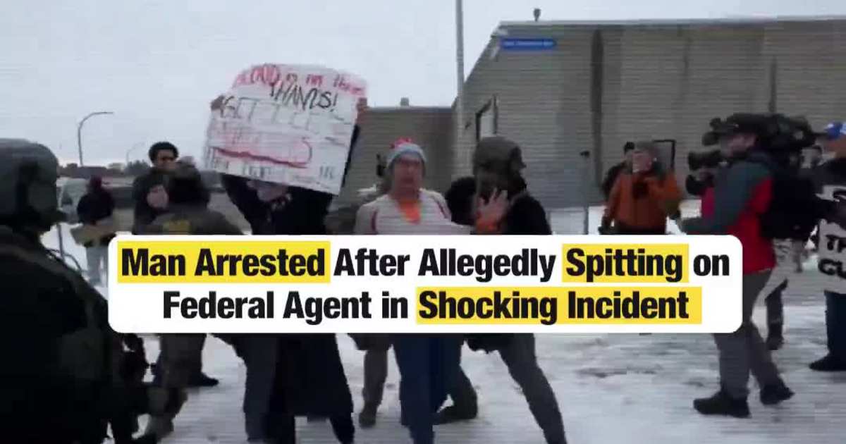 Man Arrested After Allegedly Spitting on Federal Agent in Shocking Incident