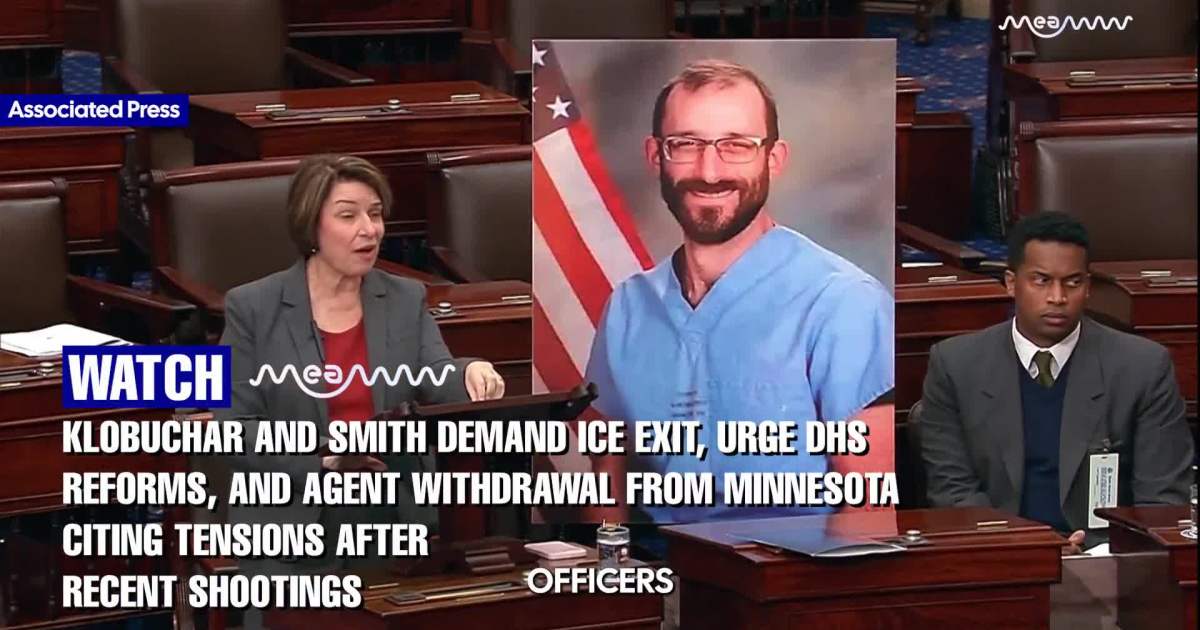 “ICE Must Leave Minnesota”: Klobuchar & Smith Draw Red Line on DHS Funding