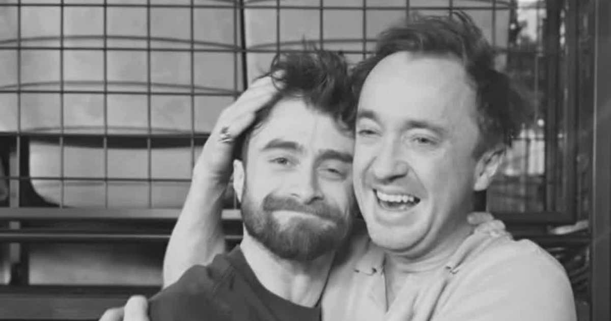 Harry Potter Stars' Daniel Radcliffe and Tom Felton Sweet Broadway Reunion