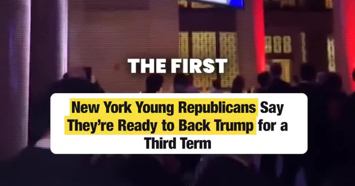 New York Young Republicans Say They’re Ready to Back Trump for a Third Term