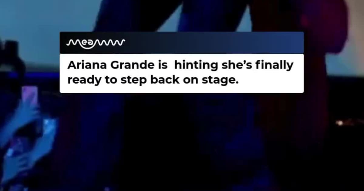 Ariana Grande Teases Touring Comeback After 6-Year Hiatus