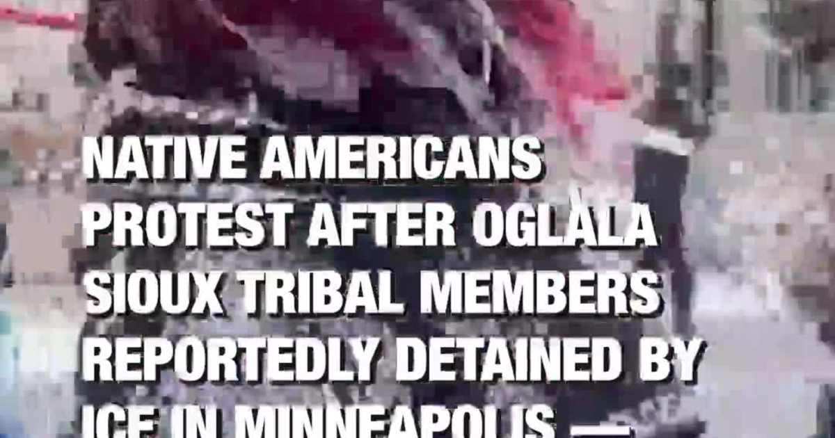 Native Americans Protest After Oglala Sioux Tribal Members Reportedly Detained by ICE in Minneapolis — Three Still Held, Leaders Demand Answers