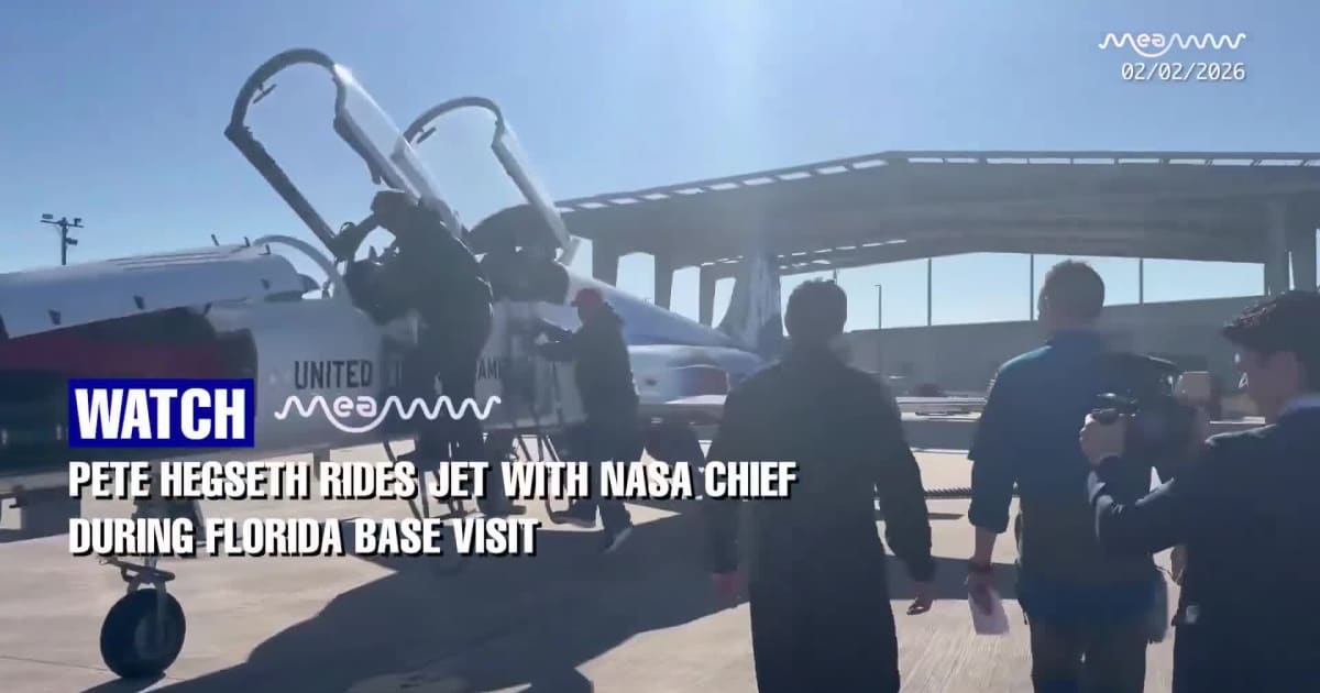Secretary of War + NASA Chief: Hegseth and Jared Isaacman Fly Together in Florida