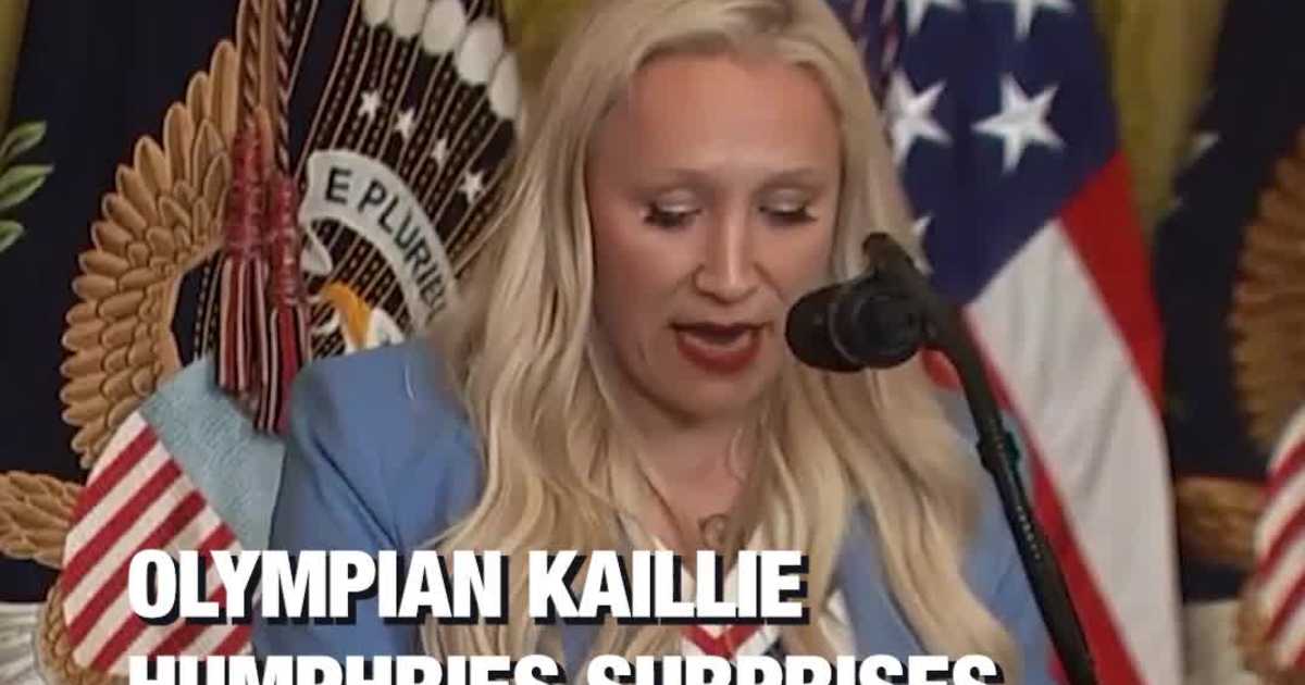 Olympian Kaillie Humphries Surprises Trump by Giving Him Her Olympic Order of Ikkos Medal