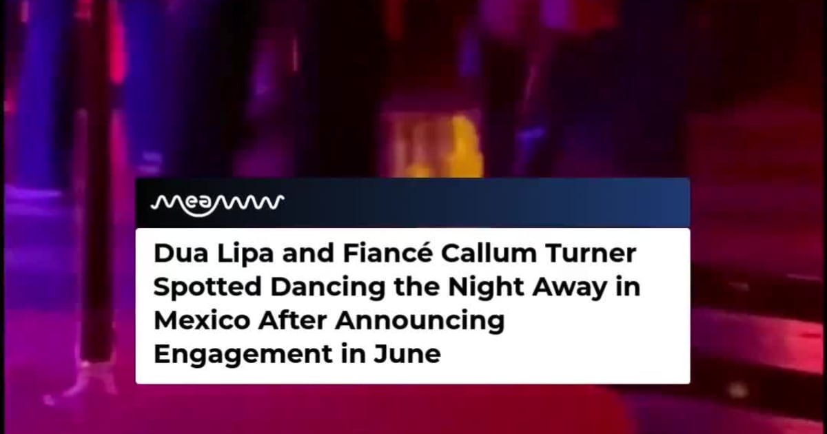 Dua Lipa and Callum Turner Cozy Up Dancing in Mexico City