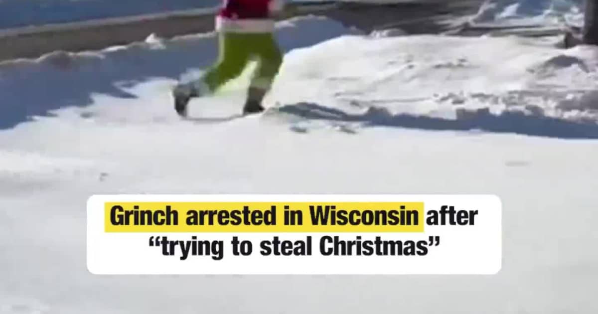 Grinch arrested in Wisconsin after “trying to steal Christmas”