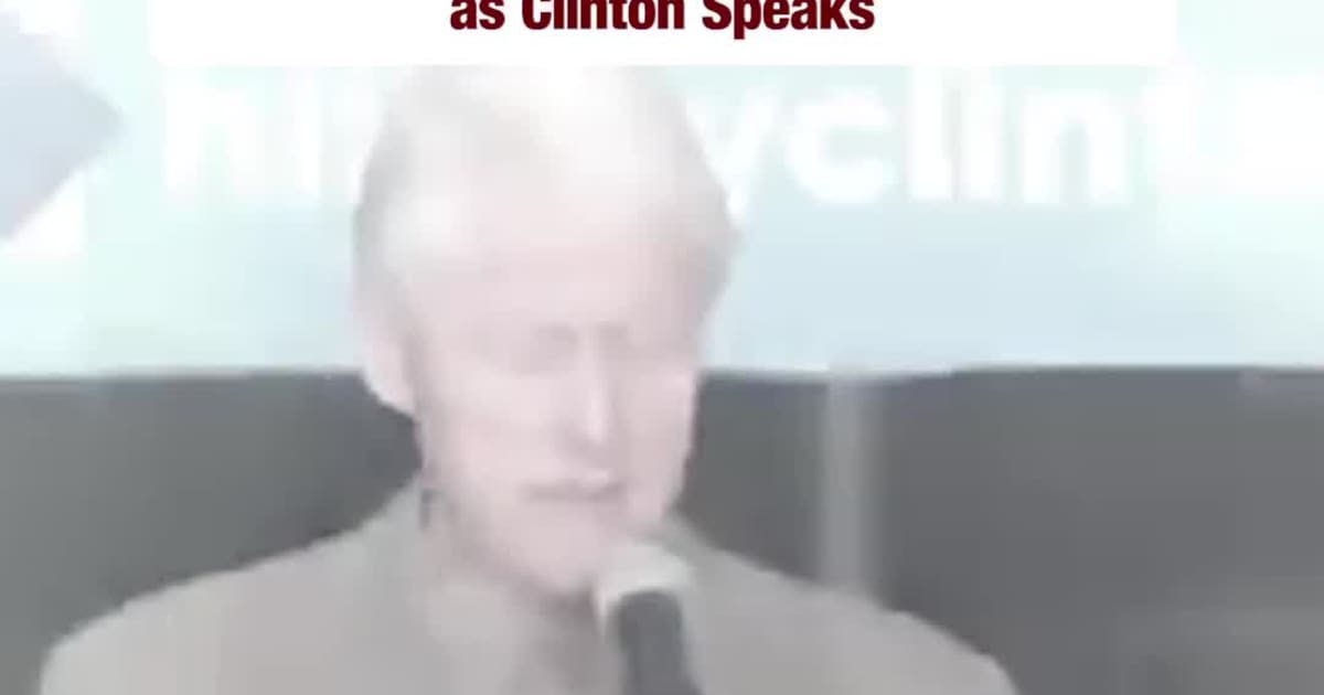 Crowd Boos, Chants “You’re a Rap*ist” as Clinton Speaks