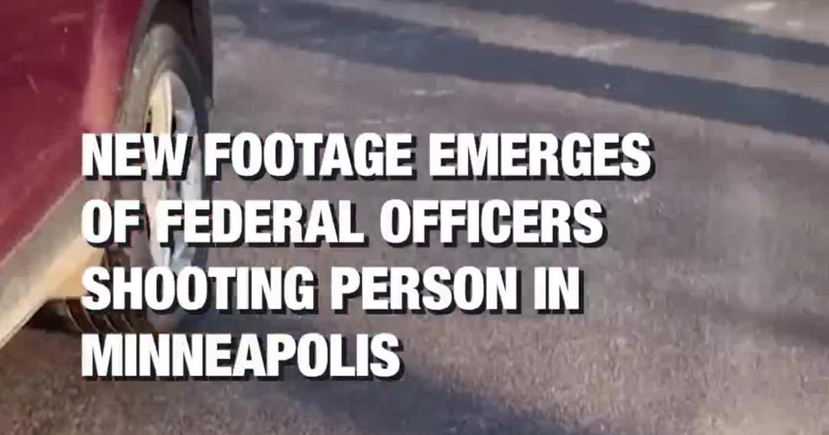 New Footage Emerges of Federal Officers Shooting Person in Minneapolis